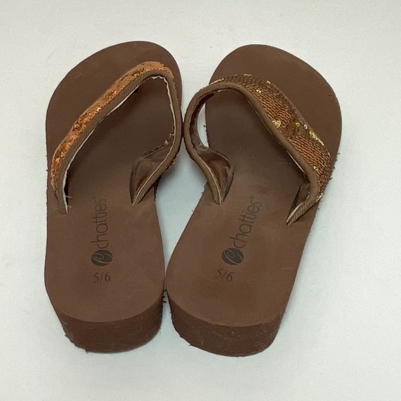 Sparkle Sequin Flip Flops Women's Size: 5/6 FREE w/bundle - Picture 9 of 11